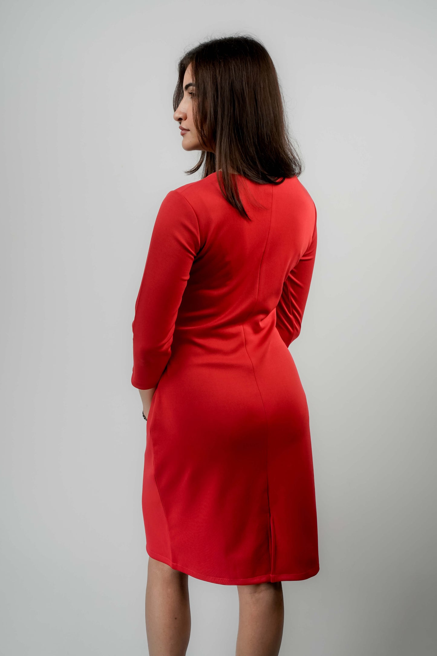 Heritage Red Paneled dress