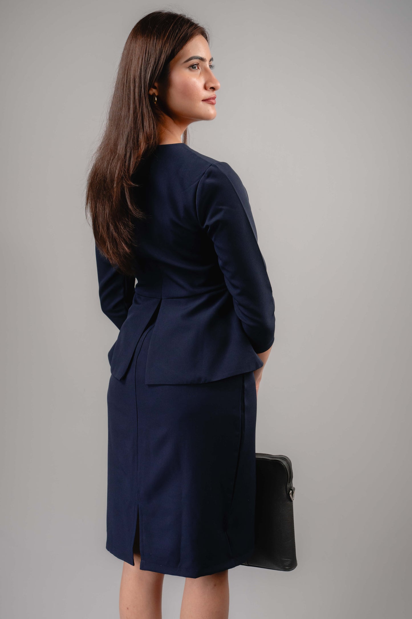 Atlantic Blue Overlap Dress
