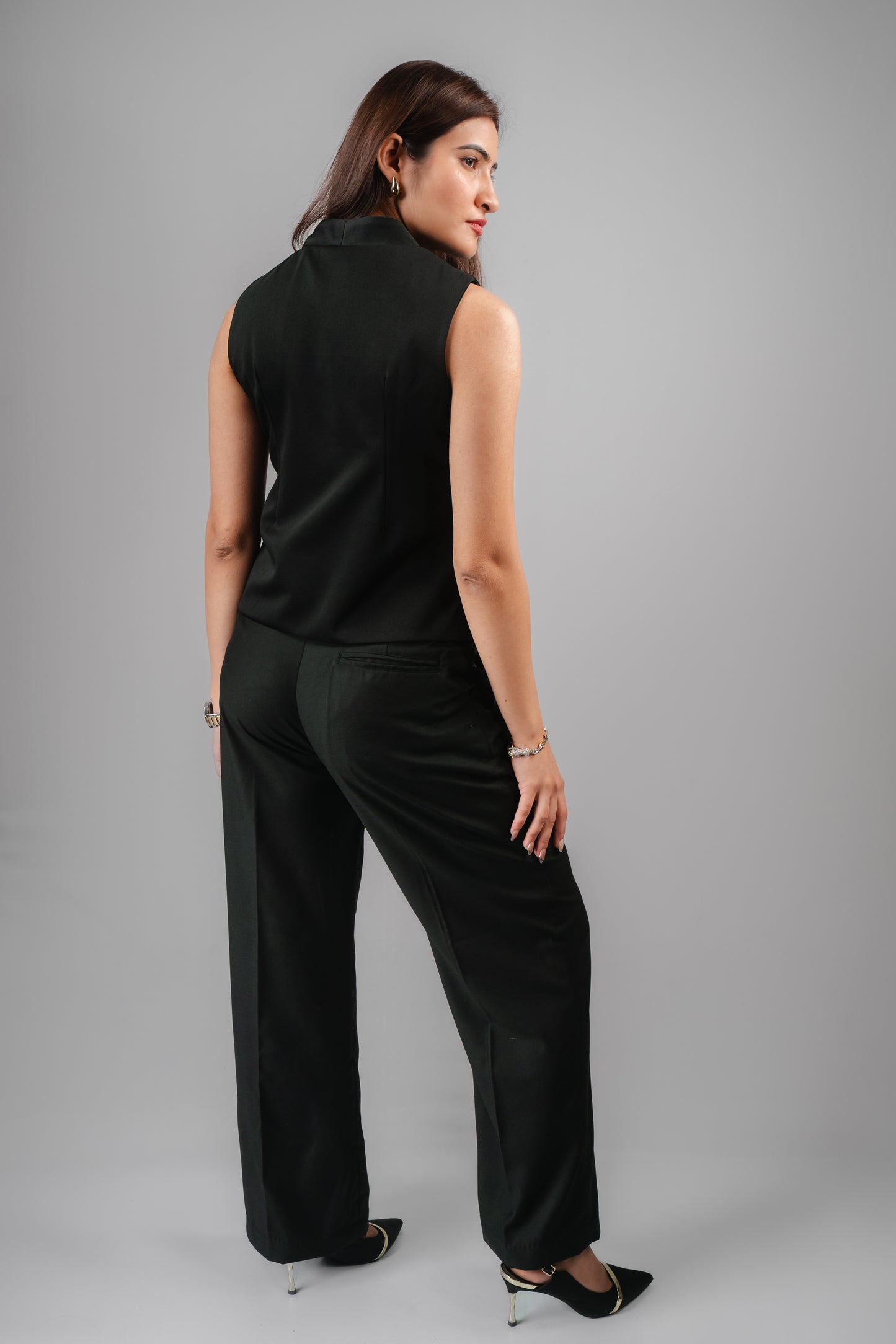 Signature Black Straight Pant