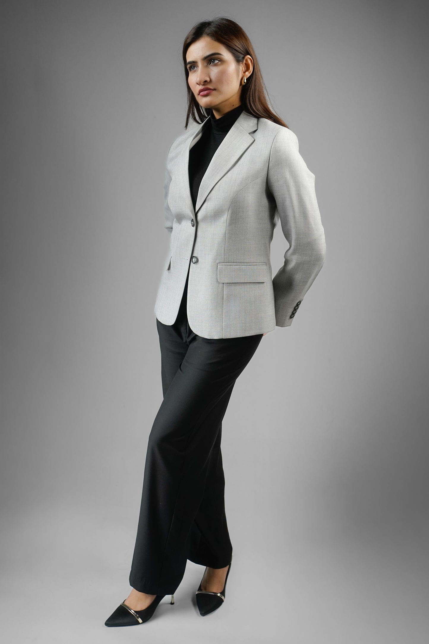 Soft Ash Grey Coat