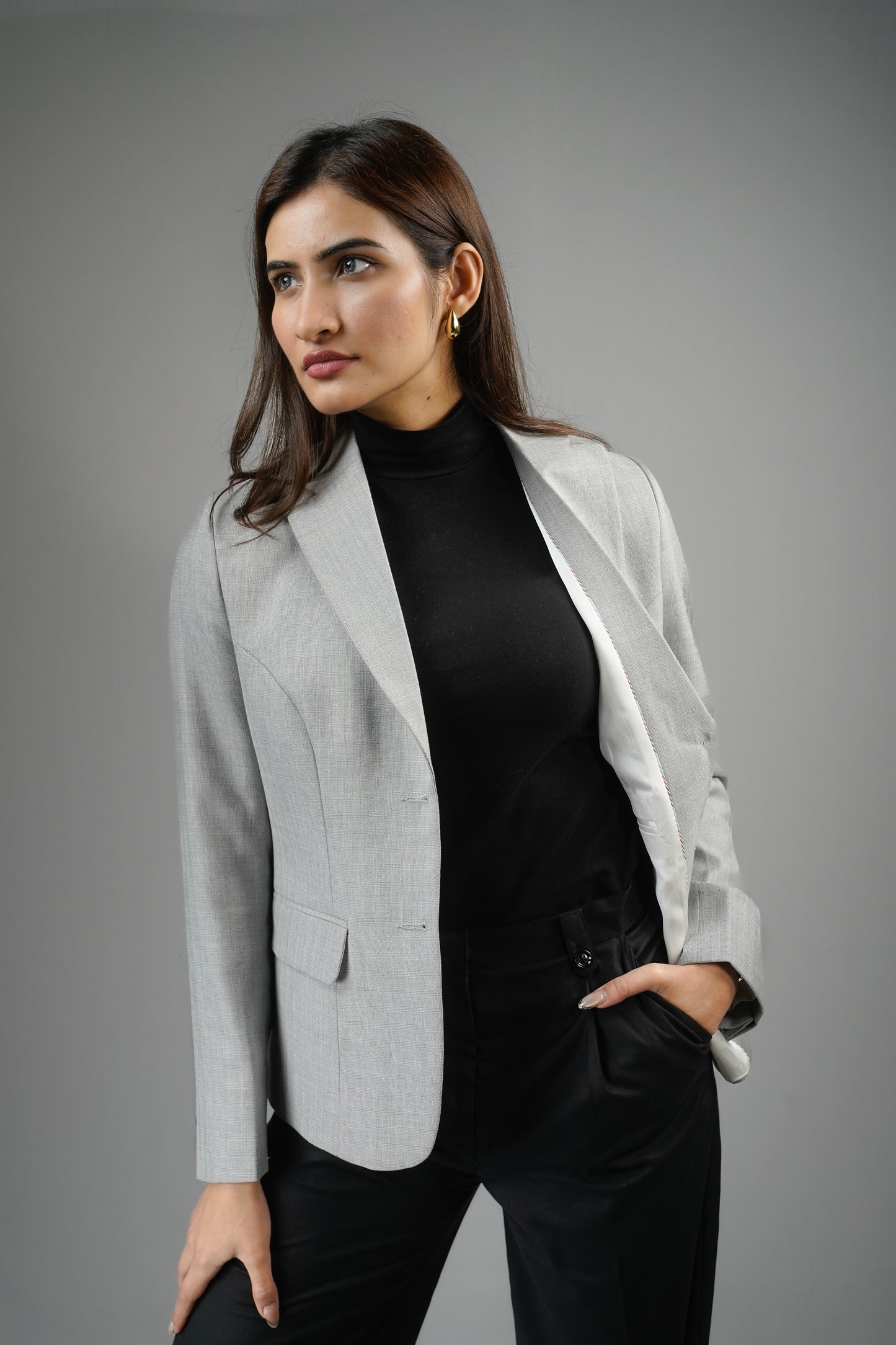 Soft Ash Grey Coat