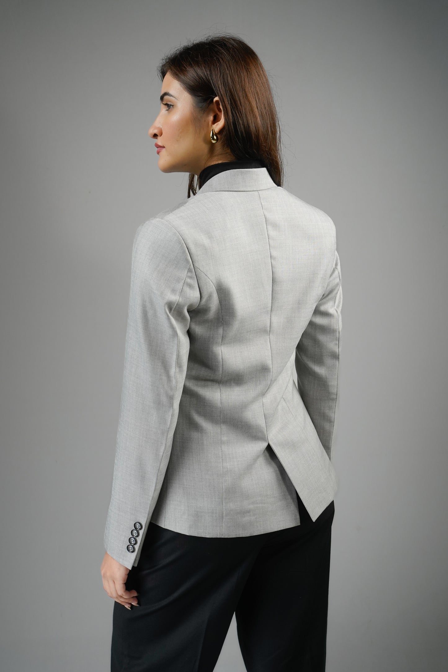 Soft Ash Grey Coat
