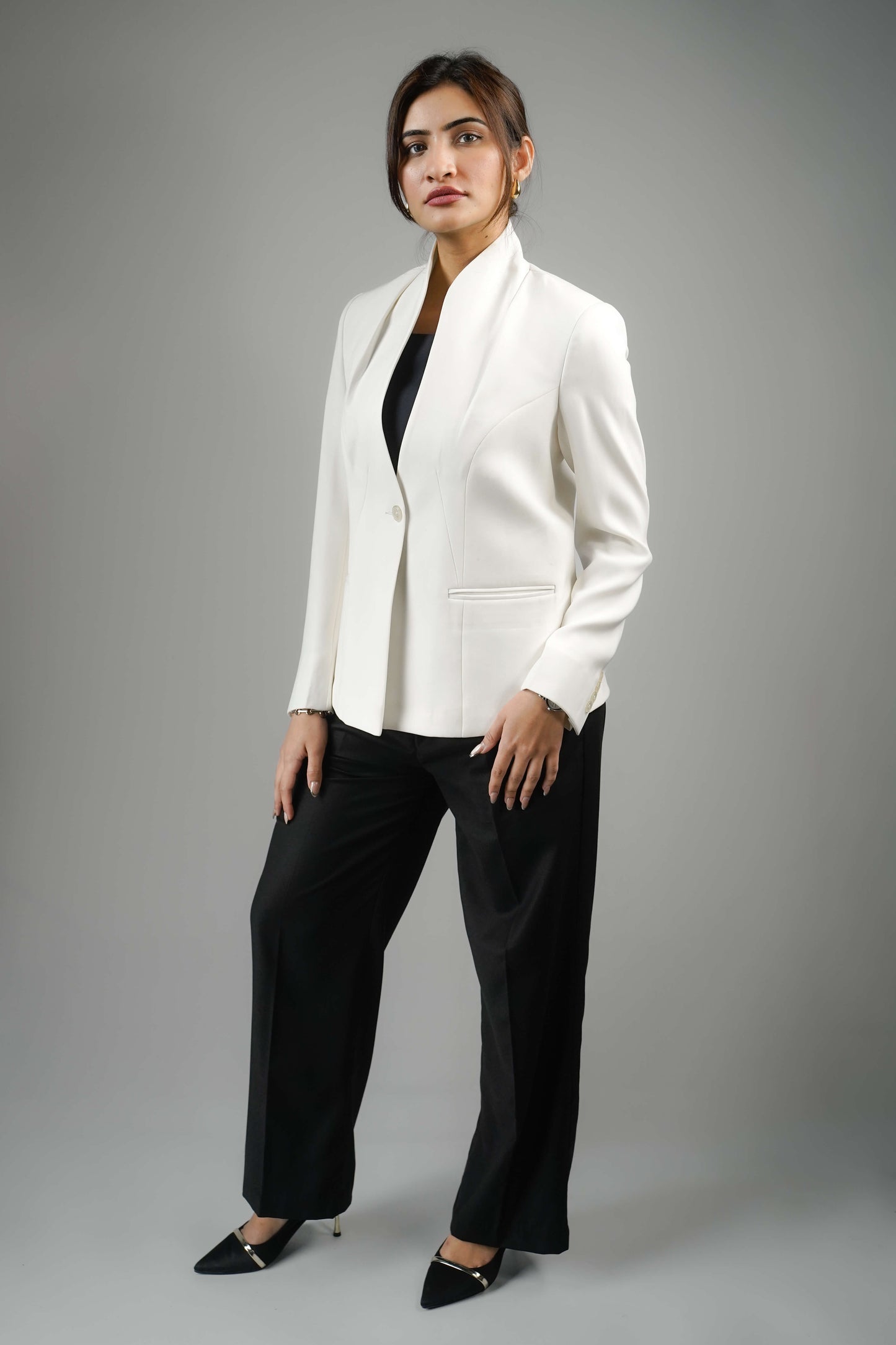 Ivory Off-White Coat