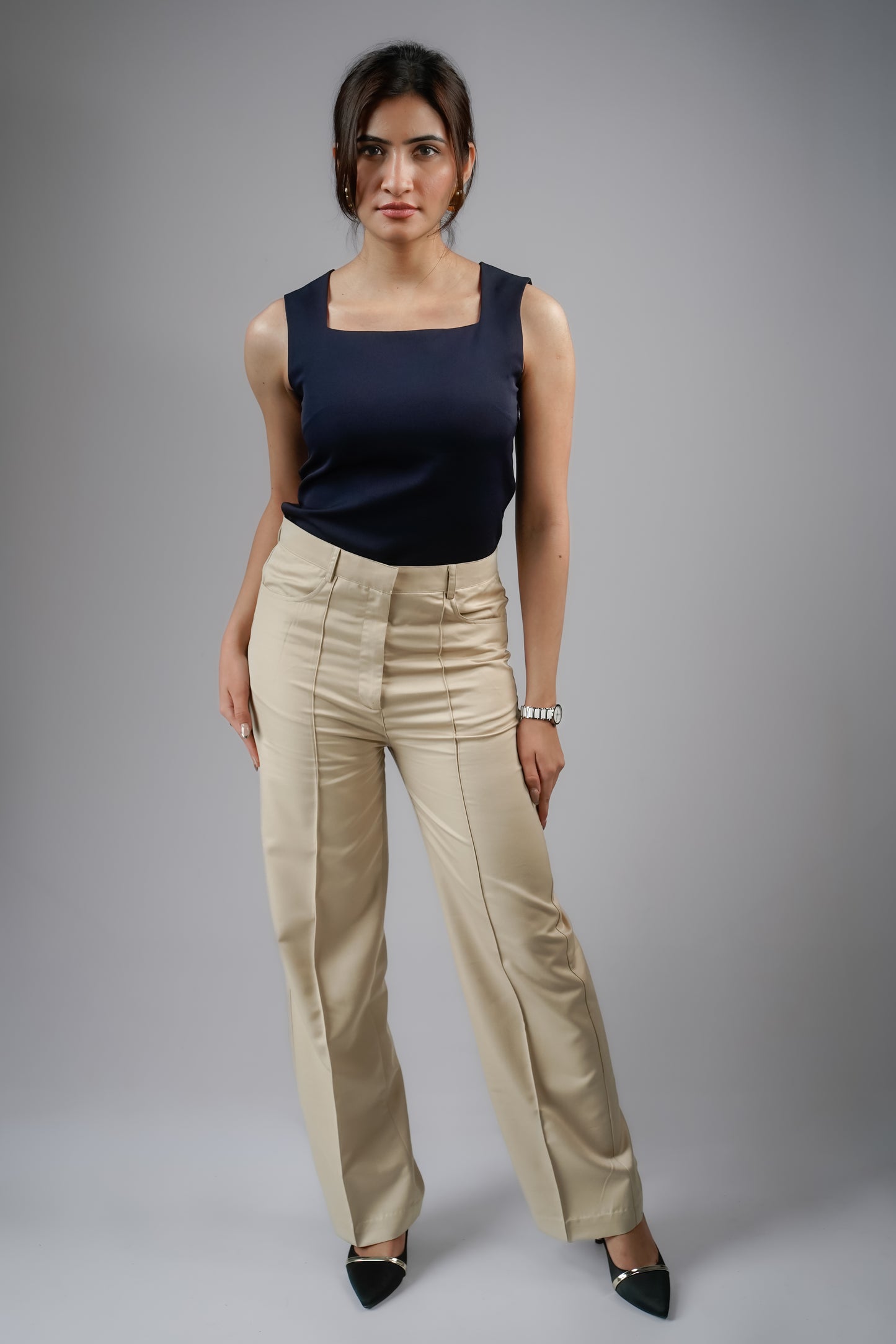Sand Beige Trousers