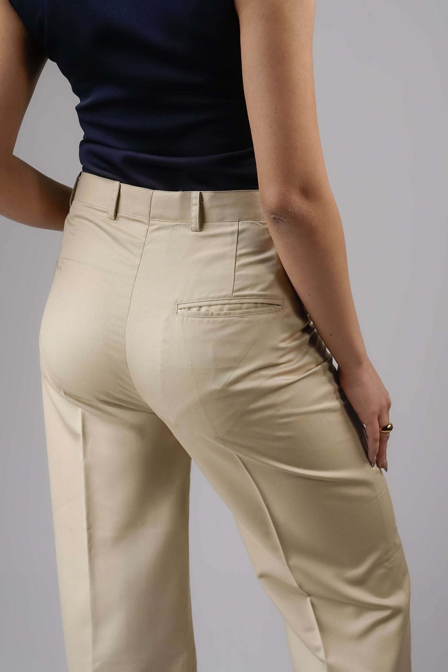 Sand Beige Trousers